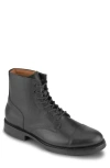 Frye Dylan Lace Up Derby Boot In Black - Volterra