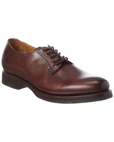 Frye Dylan Leather Oxford In Brown