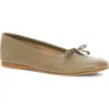 Frye Emma Ballet Flat In Green