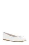 Frye Emma Ballet Flat In White