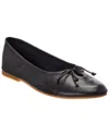 Frye Emma Leather Ballet Flat In Black