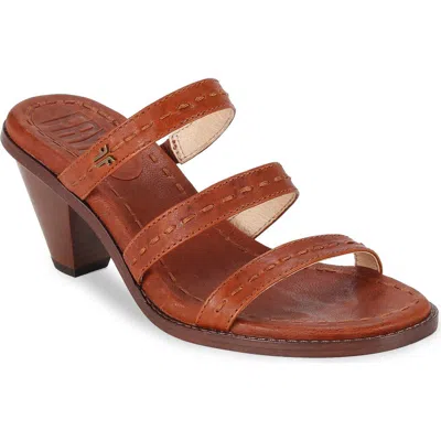 Frye Estelle Strappy Slide Sandal In Brown