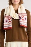 Frye Fair Isle Scarf In Neutral