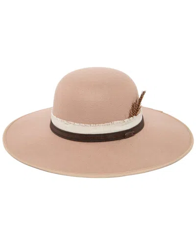 Frye Faux Felt Round Hat In Pink