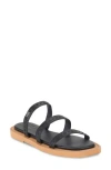 Frye Faye Strappy Slide Sandal In Black
