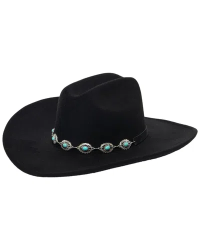 Frye Felt Cattleman's Crease Cowboy Hat In Black