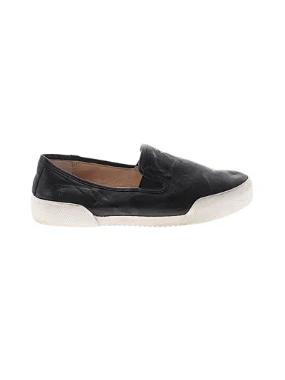 Pre-owned Frye Flats In Black