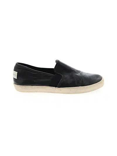 Pre-owned Frye Flats In Black