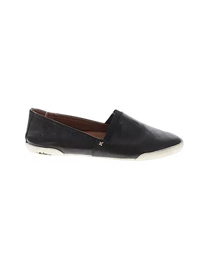 Pre-owned Frye Flats In Black