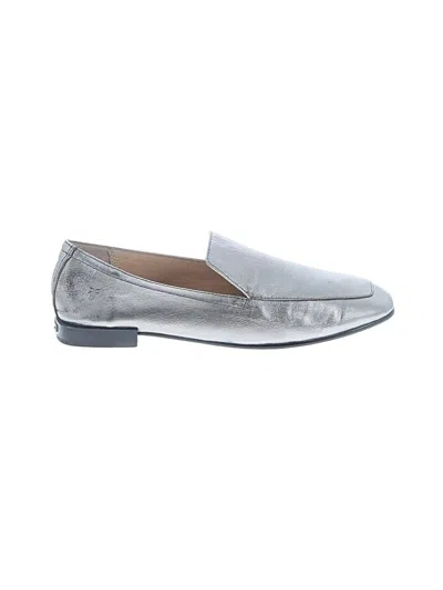 Pre-owned Frye Flats In Silver