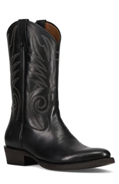 Frye Grady Western Boot In Black