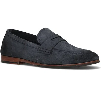 Frye Graham Penny Loafer In Blue