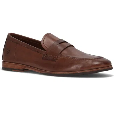 Frye Graham Penny Loafer In Brown