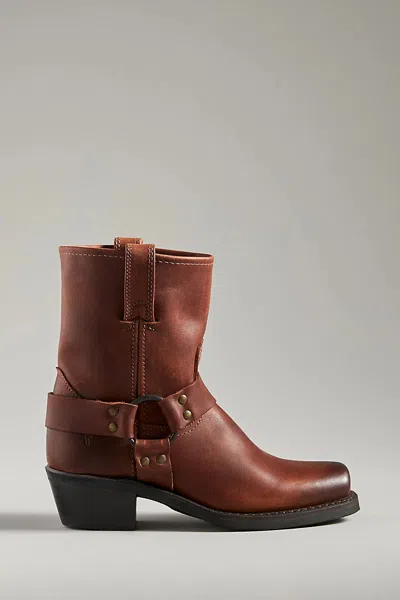 Frye Harness 8r Boots In Purple