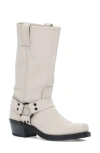 Frye Harness Square Toe Boot In Stone