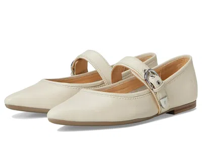 Frye Heather Bucckle Mary Jane In Neutral