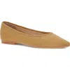 Frye Heather Pointed Toe Flat In Banana