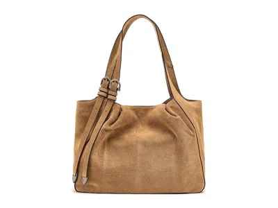 Frye Heather Suede Tote Handbags Beige: One Size In Sand