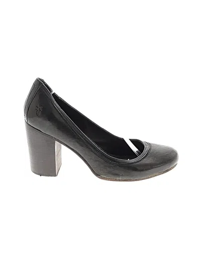 Pre-owned Frye Heels In Black