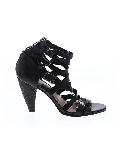 Pre-owned Frye Heels In Black