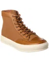 Frye Hoyt Mid Water Resistant Sneaker In Brown