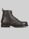 Frye Hudson Work Boots In Black