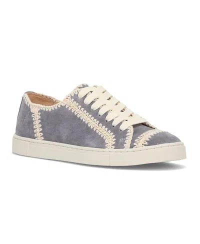 FRYE WOMEN'S IVY CROCHET LOW LACE UP LEATHER SNEAKERS