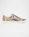 Frye Ivy Low Top Sneaker In Dark Gold