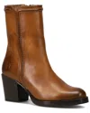 Frye Jean Short Inside Zip Leather Boot In Brown