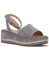 Frye Joy Platform Wedge Sandal In Blue