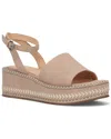 Frye Joy Ankle Strap Leather Sandal In Grey