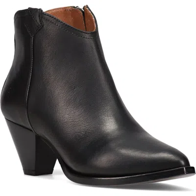 Frye June Western Bootie In Black