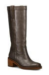 Frye Kate Block Heel Boot In Metallic Stone