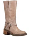 Frye Kate Harness Leather Boot In Pink