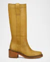 Frye Kate Oiled Leather Pull-on Boots In Multi