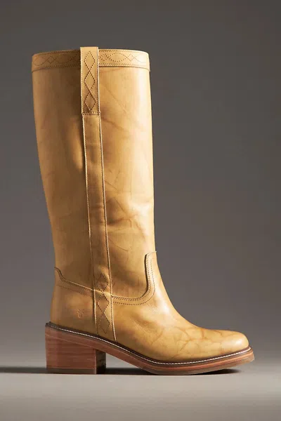 Frye Kate Pull-on Boots In Gold