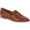 Frye Kenzie Loafer In Cognac - Oyster