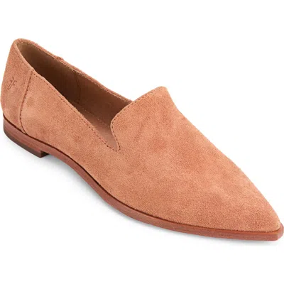 Frye Kenzie Loafer In Rose - Silky Suede Leather