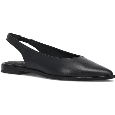 Frye Kenzie Pointed Toe Slingback Flat In Black