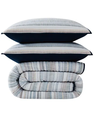 Frye Layton Yarn Dyed Quilt Set In Blue