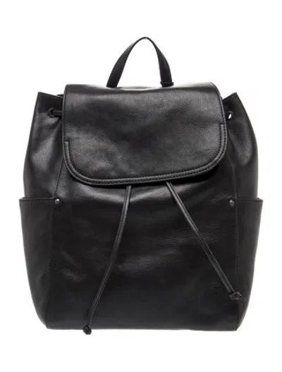 Pre-owned Frye Leather Backpack In Black