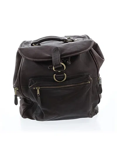 Pre-owned Frye Leather Backpack In Brown