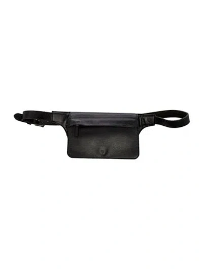 Pre-owned Frye Leather Belt Bag In Black