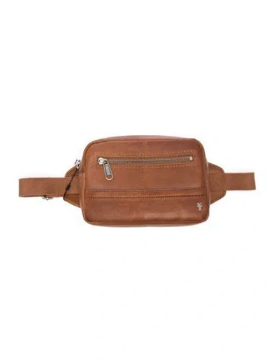 Pre-owned Frye Leather Belt Bag In Brown