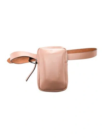 Pre-owned Frye Leather Belt Bag In Pink