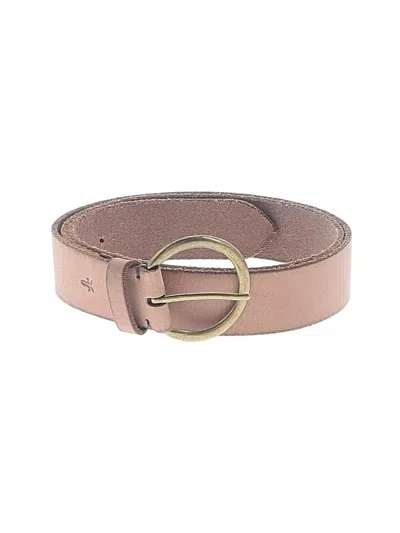 Pre-owned Frye Leather Belt In Brown