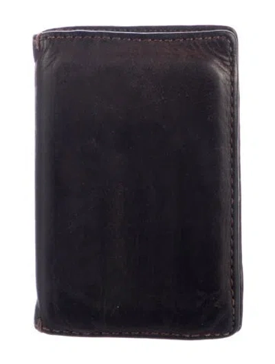 Pre-owned Frye Leather Bifold Wallet In Brown