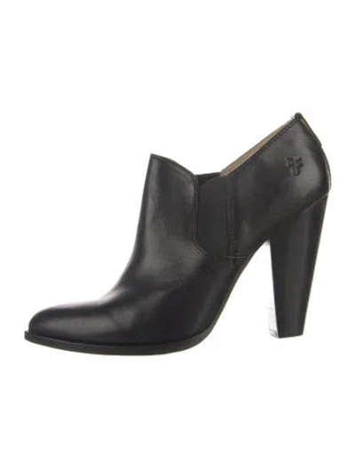 Pre-owned Frye Leather Boots In Black