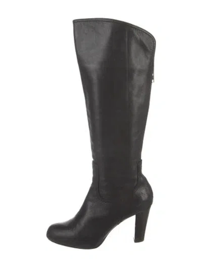 Pre-owned Frye Leather Boots In Black