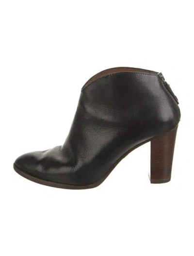 Pre-owned Frye Leather Boots In Black